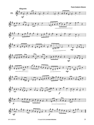 30 Melodic Studies For Clarinet - Paula Crasborn-Mooren - Partition
